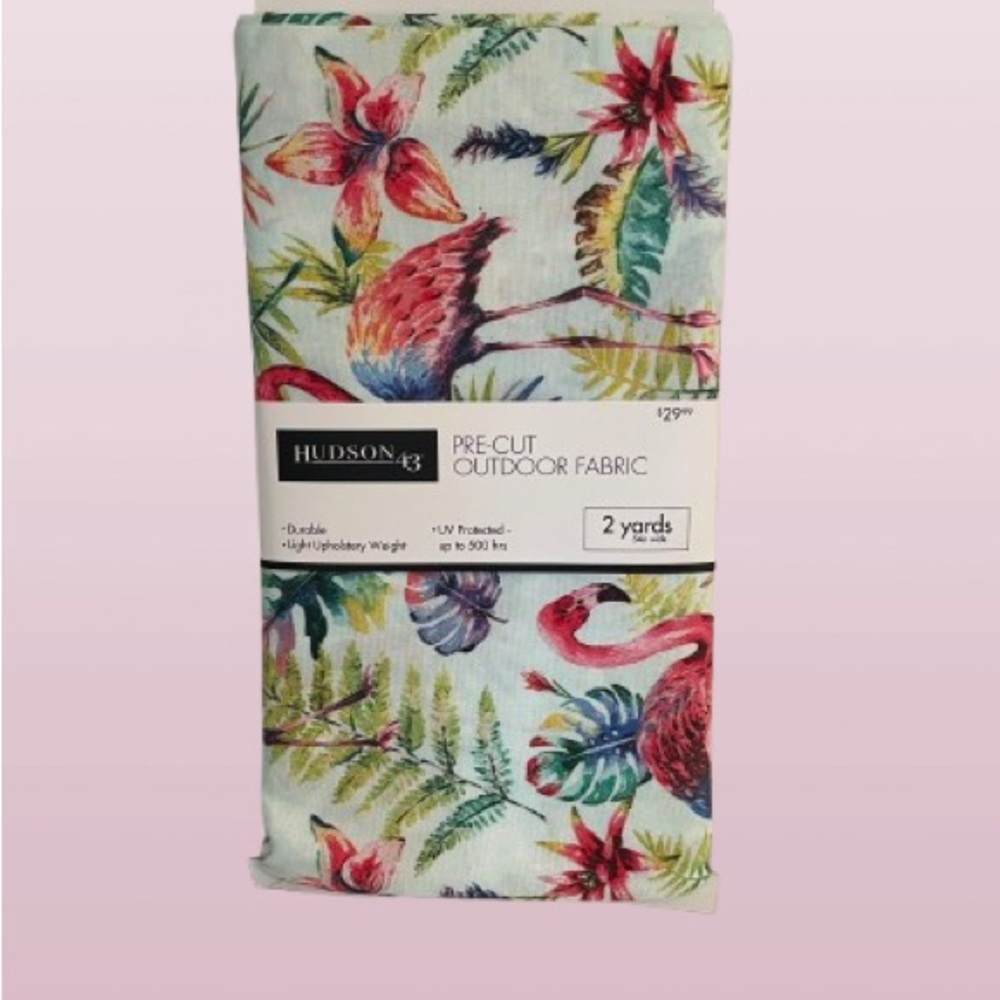 NWT Flamingo Tropical Outdoor Fabric